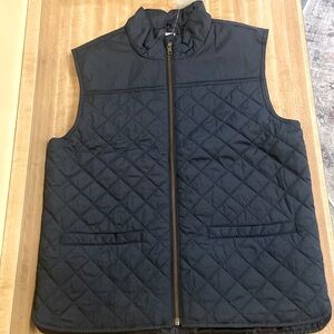 NWT JCREW CrewCuts Boys Quilted Vest, XL Navy